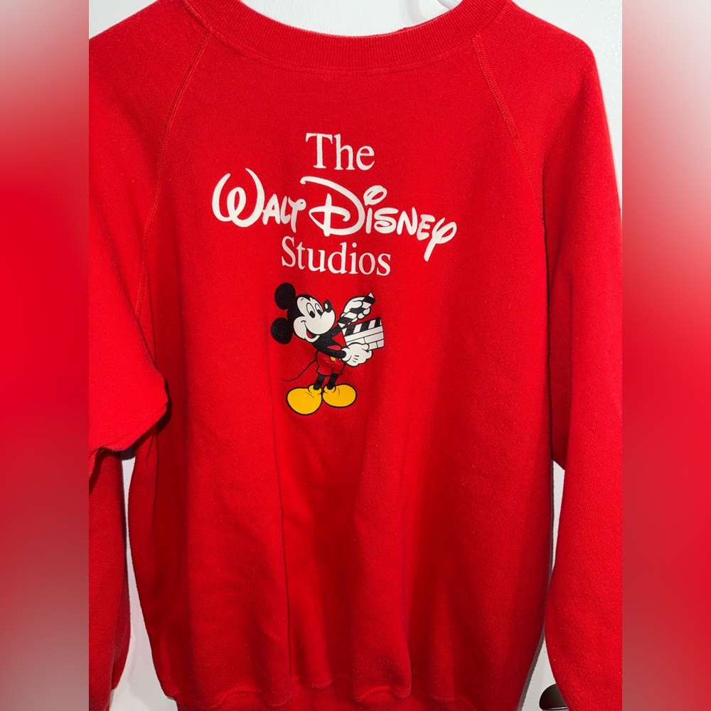 Vintage 80s Walt Disney Studios Crewneck Sweatshirt Men's XL Made in USA - Picture 3 of 7
